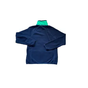 LAUREN RALPH LAUREN USED WOMEN MedGREEN/BLACK YELLOW NYLON/FLEECE JACKET JAMAICA thumbnail 3