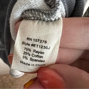 Evy’s Tree The Hallie Grey‎ Floral Zip Up Hooded Sweater thumbnail 8