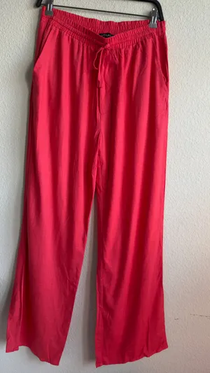 Stella Luce Red Wide Leg Pants Size Medium thumbnail 4