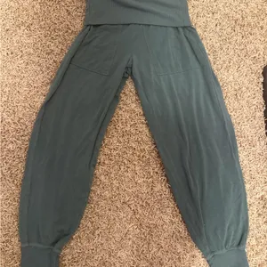 Aerie High-Waist Green Women's Lounge Joggers thumbnail 2