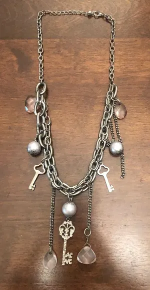 Key 🔑 charm necklace thumbnail 1