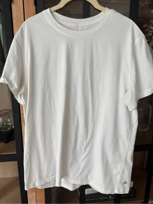 Lululemon All Yours Boyfriend Tee crewneck oversized short sleeve tshirt White thumbnail 7