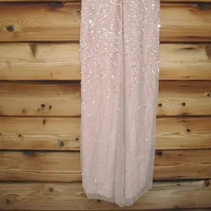 Mac Duggal 35109 Pink Embellished Flutter Sleeve Gown Dress MOB $698 thumbnail 13