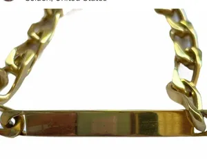 Vintage engravable ID bracelet thumbnail 3