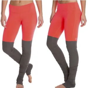 Alo Yoga Y2K Goddess Ribbed Leggings Neon Azalfa Stormy Heather Size Small thumbnail 2