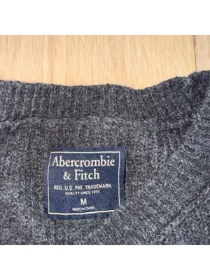 Abercrombie & Fitch Dark Gray Dress With Long Sleeves Size Medium thumbnail 2