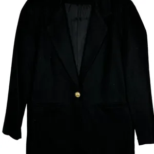 Vintage Savannah Wool‎ Black Blazer Size M thumbnail 3