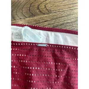 Abercrombie & Fitch Side Knot Bikini Bottom Burgundy Size Medium thumbnail 4