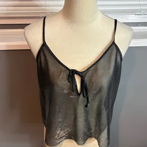 Black Sheer Camisole Top Size M/L Size M thumbnail 2