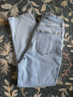 Abercrombie & Fitch Curve Love The Ankle Straight Ultra High Rise Jeans Size 28 thumbnail 1