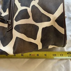 Betty Boop Faux Leather Purse Cow Spots Print Western Vintage Tote Bag thumbnail 9