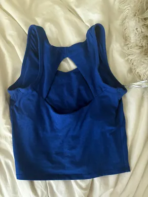Zobha Dark blue tank top thumbnail 2