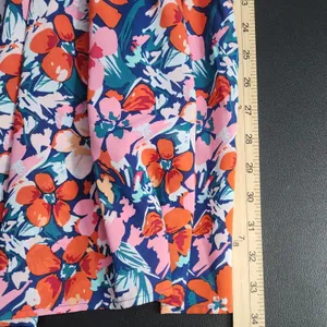 BTFBM‎ Floral One Shoulder Maxi Dress Pink Orange Ruffle Tiered Tropical Bobo L thumbnail 6