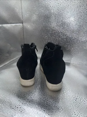 Steve Madden Black Suede High-Top Slip-On Sneakers thumbnail 3