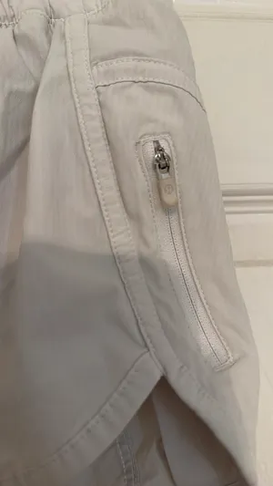 Lululemon Tracker Shorts 4" White thumbnail 2
