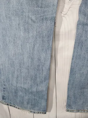 American Eagle Outfitters Light Wash Low-Rise Distressed Bootcut/Flare Y2K Jeans thumbnail 11