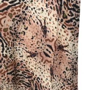 Womens Size 6 ALLSAINTS Raya Arietta Animal Print Ruffled Midi Maxi Skirt thumbnail 8
