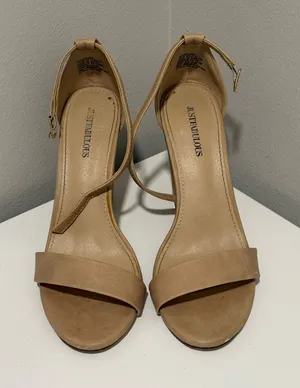JustFab Nude Heels thumbnail 1