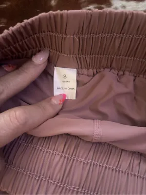 Keiki Kona Women's Pink‎ Athletic Ruffle Shorts thumbnail 3