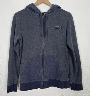 Patagonia Women's Board Short Label Lightweight Full Zip Hoodie Size Medium thumbnail 1