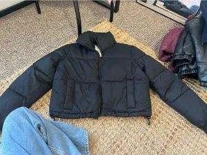 Hollister puffer crop jacket thumbnail 3