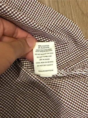Glassons Peplum Top in Burgundy Gingham Size 8 thumbnail 2