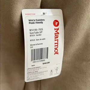 MARMOT Women's Culebra Peak Hoody, Sandbar, Size Small, NWT thumbnail 10