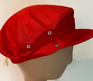 Vintage Women’s cabbie hat CAP red retro NWT Y2K thumbnail 1