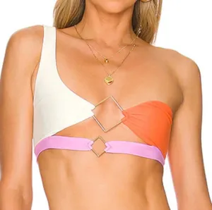 Lovers and Friends Shine On Me Top in Orange & Pink Medium thumbnail 1