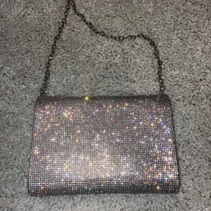 Silver Sparkly Evening Bag thumbnail 4