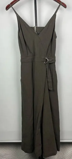 ASTR The Label Green Textured Cropped Wide Leg Jumpsuit‎ thumbnail 1