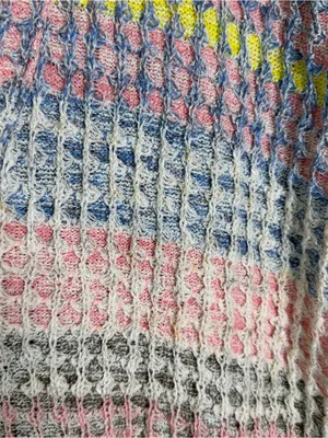 Daily Practice Anthropologie Women M/L Hooded Open Knit Poncho Sweater Oversized thumbnail 4