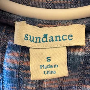 Sundance Blue Pink Space Dye Ribbed Turtleneck‎ Sweater Size Small thumbnail 5