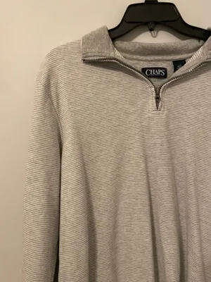 CHAPS Pullover Quarter-Zip thumbnail 2