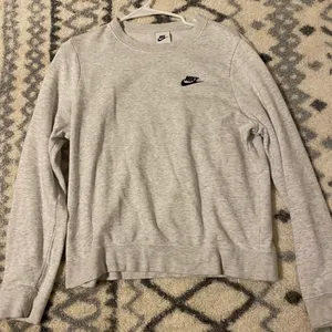 Nike Gray Crew Neck Sweatshirt thumbnail 1