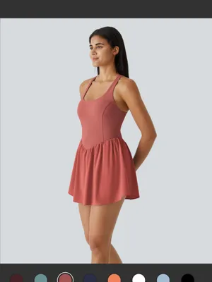 Halara Breezeful™ Corset 2-in-1 Pocket Mini Quick Dry Flowy Pickleball Active thumbnail 3