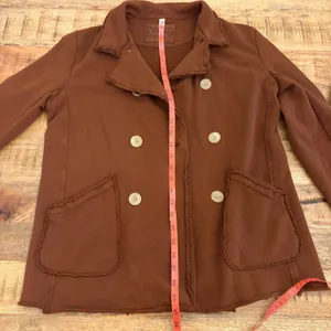 Frank & Eileen Belfast Peacoat S Cinnamon Brown Triple Fleece Preppy Minimalist thumbnail 10