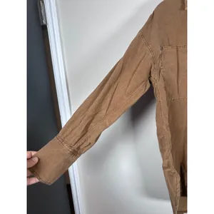 Free People We The Free Baby Corduroy Shirt Womens XS Brown Boho Oversized NEW thumbnail 3