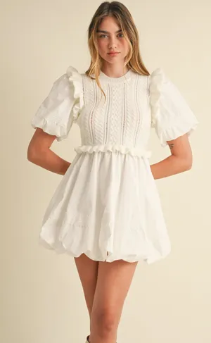Mabel Dress White thumbnail 1
