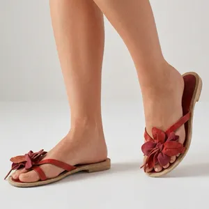 Champion Sundance Sandals Womens Size 37 Slides Leather Boho Chic Beachy Summer Coastal thumbnail 7
