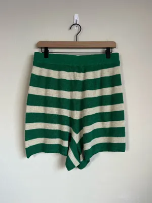 Free People Beach Striped Knit Shorts thumbnail 4