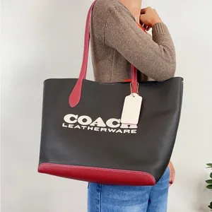 NWT Coach Kia Leather Tote In Colorblock‎ thumbnail 8
