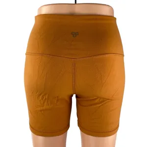 Aritzia TnAction Women's Brown High Rise Activewear Yoga Athletic Biker Shorts M thumbnail 2
