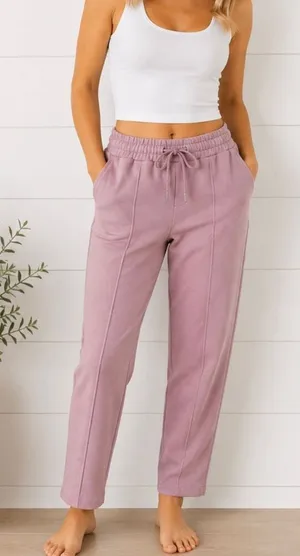 A New Day mauve seam front jogger pant size xs thumbnail 1