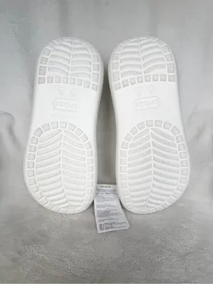 Crocs Classic Crush Platform Clogs White Color Unisex M8/W10 NEW thumbnail 11