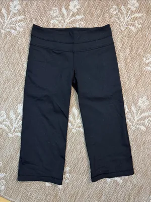 Lululemon Black Stretch Capri Leggings thumbnail 1