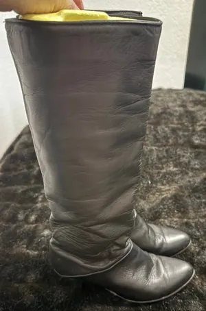 Frye Vintage Shoes - Black butter soft Knee High Leather Boots 8 M thumbnail 1
