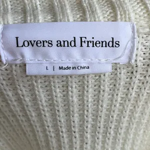 Revolve Lovers And Friends Women's Arlington Sweater In Ivory Size L thumbnail 12