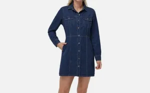 Frye Denim dress thumbnail 6