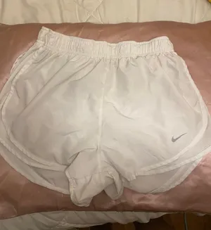 Nike White Dri-Fit Shorts thumbnail 2